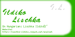 ildiko lischka business card